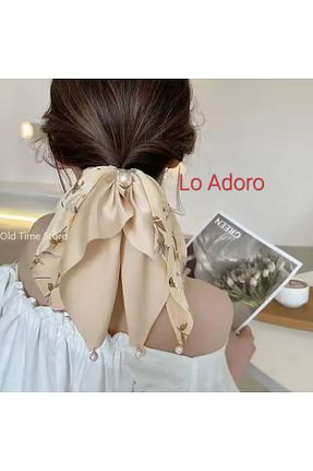 گیره سر بژ زنانه ساتن LO ADORO - کد 917725962