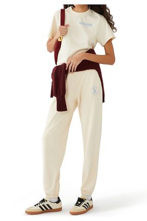 پائین تنه راحتی بژ زنانه SPORTY RICH - کد 917748393