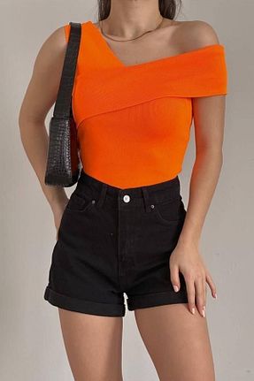 بلوز نارنجی زنانه ساده bayansepeti - کد 917745940