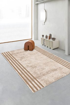 فرش بژ قابل شستشو ComfortCo - کد 920730755