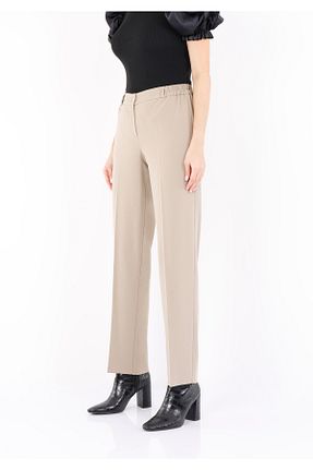 شلوار پارچه ای بژ زنانه بلند Guzella - کد 917759046