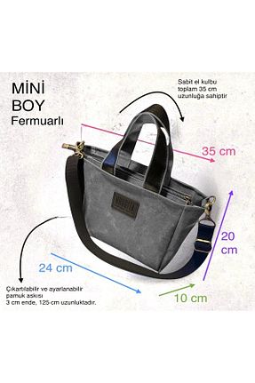 کیف دستی طوسی زنانه ابعاد کوچک Nuggita - کد 917778155