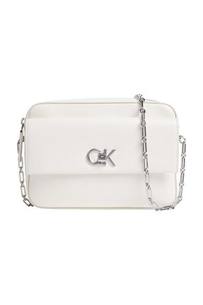 کیف دوشی بژ زنانه Calvin Klein - کد 888109564