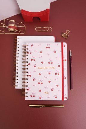 دفتر قرمز Sert Matt Notebook - کد 904948032