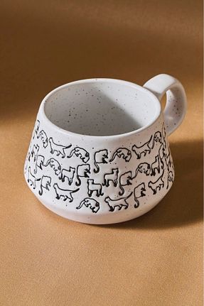 لیوان آب سفید سرامیک Karaca - کد 798776763