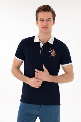 پولوشرت سرمه ای مردانه پنبه ای U.S. Polo Assn. - کد 904918953