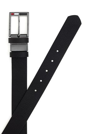 کمربند مشکی مردانه چرم مصنوعی U.S. Polo Assn. - کد 904861660