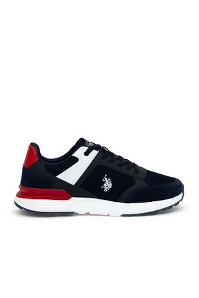 کفش اسنیکر سرمه ای مردانه میکروفیبر U.S. Polo Assn. - کد 904862217