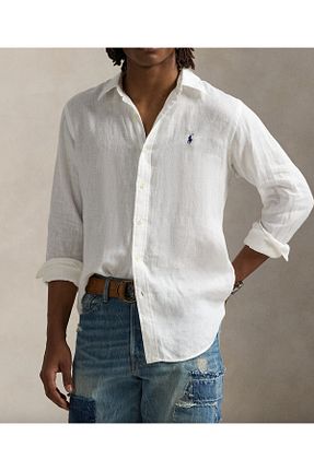 پیراهن سفید زنانه اسلیم فیت Ralph Lauren - کد 904874397