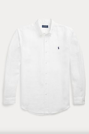 پیراهن سفید زنانه اسلیم فیت Ralph Lauren - کد 904874397