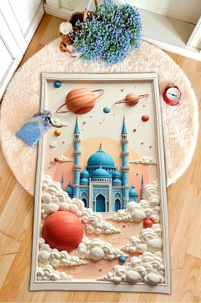 سجاده نارنجی پلی استر AYMİRAHOME - کد 906241744