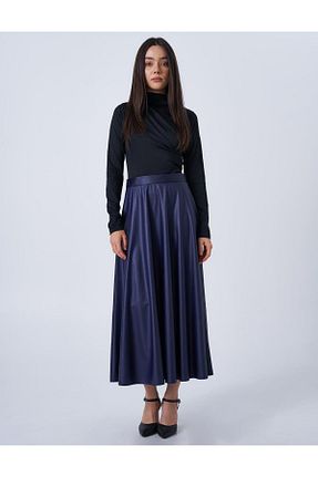 دامن حجاب بنفش زنانه رگولار Kayra - کد 904957222