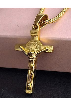 گردنبند استیل ( فولاد ) زرد استیل ضد زنگ voyageaccessory - کد 904944337