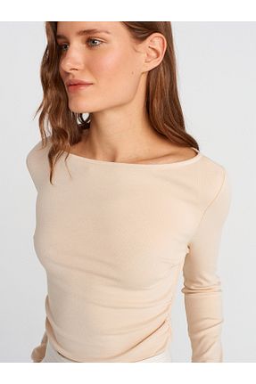 بلوز طوسی زنانه ساده Dilvin - کد 904942793