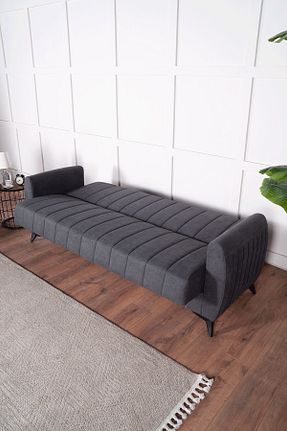 کاناپه طوسی مخمل Kilim Mobilya - کد 902253957