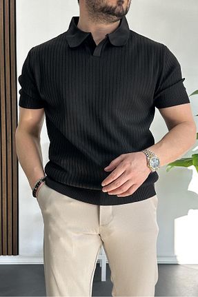 تیشرت مشکی مردانه رگولار Edwox - کد 904963977