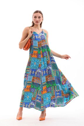 لباس آبی زنانه بافتنی Şimal - کد 839637132