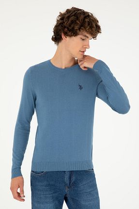 پلیور آبی مردانه ساده U.S. Polo Assn. - کد 904970861
