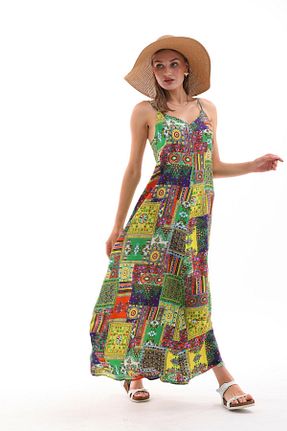 لباس سبز زنانه بافتنی Şimal - کد 839637431