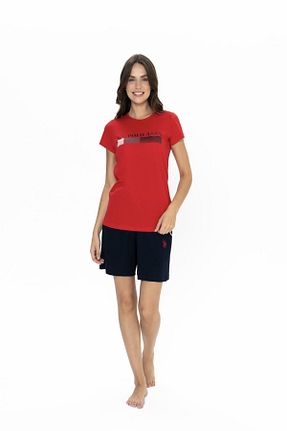 ست لباس راحتی قرمز زنانه لیسانس دار	 U.S. Polo Assn. - کد 905052242
