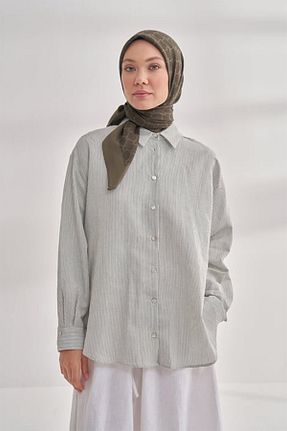 روسری خاکی پلی استر ARMANDA - کد 905001276