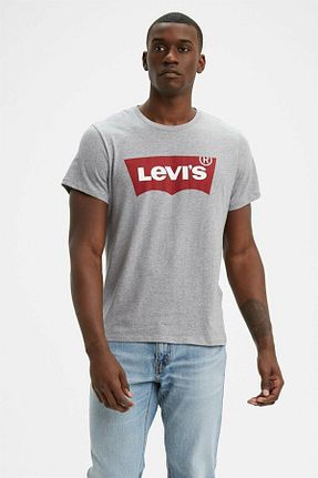 تیشرت طوسی مردانه A-Form فیت Levi