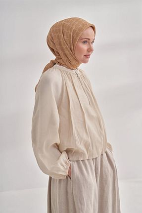 روسری زرد پلی استر ARMANDA - کد 905001500