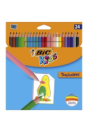 مداد رنگی خشک نارنجی Bic - کد 2582313