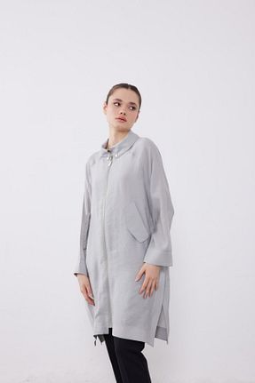 کلاه و ابایا طوسی زنانه بافتنی MERVE TESETTÜR - کد 905024191