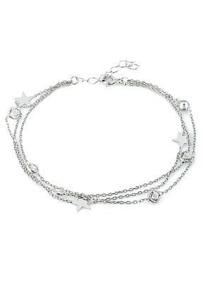 دستبند نقره رنگی زنانه 925 عیار Elika Silver - کد 172829088