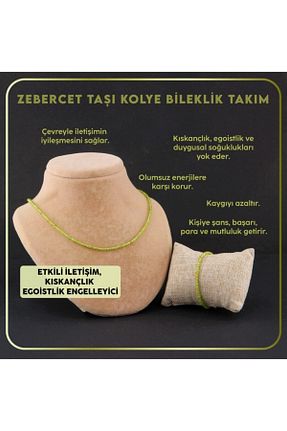 ست جواهر سبز زنانه OSMANLI DEĞERLİ TAŞ - کد 243790850