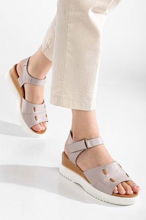 صندل زنانه پاشنه ضخیم ANALİN SHOES - کد 905042255