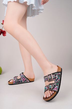 دمپائی مشکی زنانه پارچه ای Nexs - کد 905027925