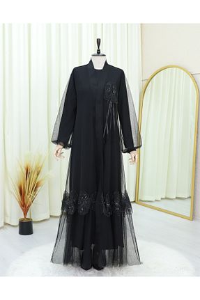 لباس مجلسی حجاب مشکی زنانه Modamorfo - کد 906411020