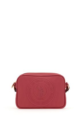 کیف دوشی زرشکی زنانه چرم مصنوعی U.S. Polo Assn. - کد 905045748