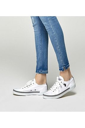 کفش پیاده روی سفید زنانه پارچه ای U.S. Polo Assn. - کد 905065719