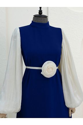 لباس حجاب سرمه ای زنانه رگولار Modamorfo - کد 905079385