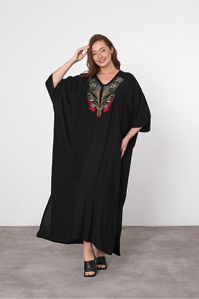 لباس سایز بزرگ آبی زنانه نخ THE CABIN - کد 906189384