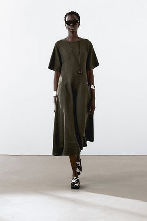 لباس سبز زنانه بافتنی Massimo Dutti - کد 905104810