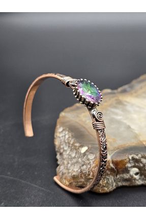 دستبند جواهر متالیک زنانه NBS Beautiful Naturel Stones - کد 905106820