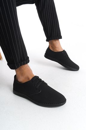 کفش کژوال مشکی مردانه چرم خالص CZ London - کد 905105636