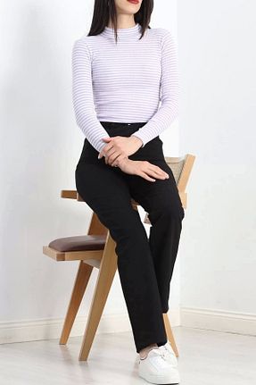 بادی رنگی زنانه یقه نیم ماهیگیر Genel Markalar - کد 888310201
