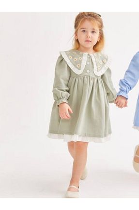 لباس سبز بچه گانه بافتنی İncekıds - کد 902579906