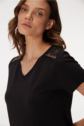ست لباس راحتی رنگی زنانه طرح دار Genel Markalar - کد 920037236
