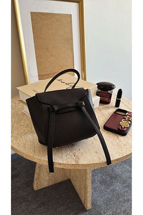 کیف دوشی مشکی زنانه چرم مصنوعی fao polo - کد 905168804