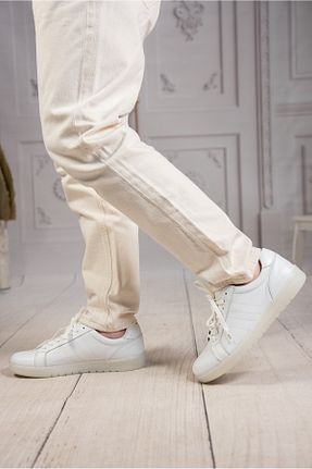 کفش اسنیکر سفید مردانه چرم اصل DAXİS Sportwear Company - کد 905051653