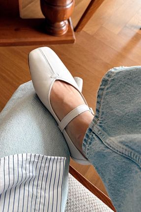 بابت رنگی زنانه چرم خالص nope21shoess - کد 901877840