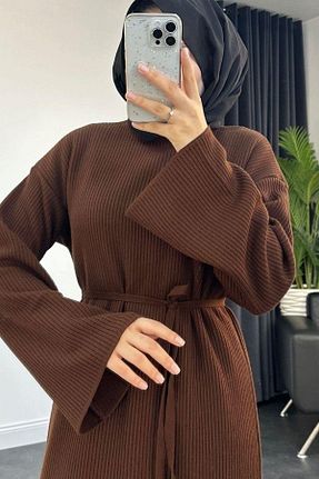 لباس قهوه ای زنانه تریکو MY QILAM - کد 859242175