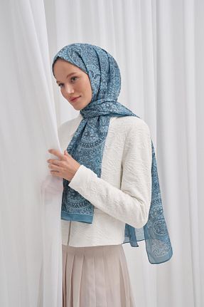 شال رنگی زنانه پنبه ای carell - کد 885175550