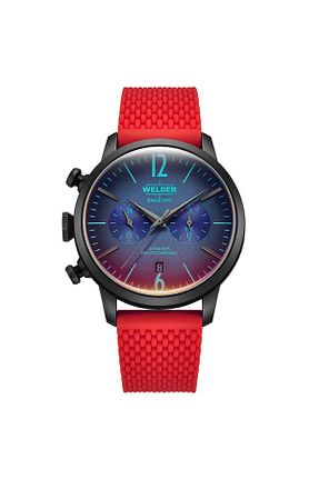 ساعت مچی قرمز مردانه 45 میلی متر Welder - کد 749228069
